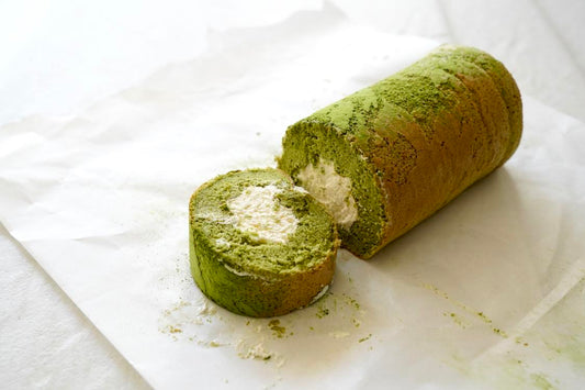 matcha swiss roll sponge cake gluten free