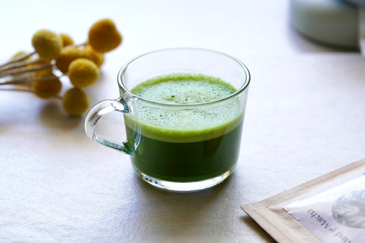 traditional Japanese matcha green tea preparation