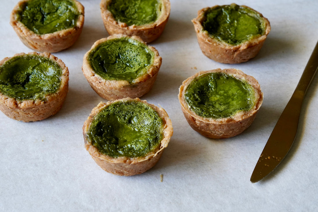 Matcha Egg Custard Tarts