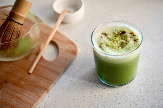 Matcha Pistachio Latte