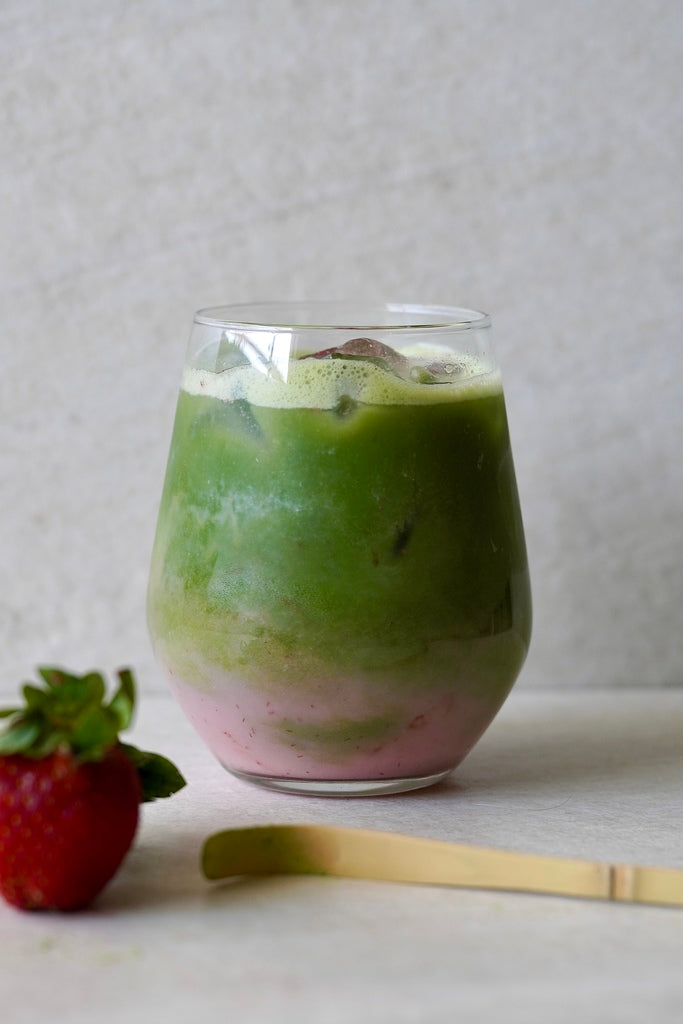 Matcha Strawberry Latte Recipe