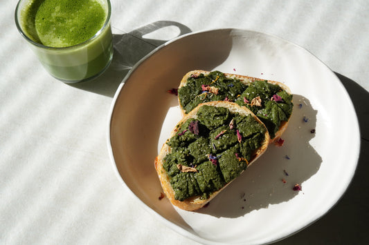 matcha melonpan cookie toast bread 