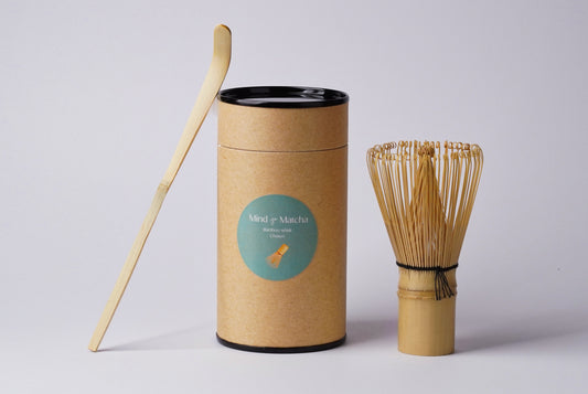 Starter Tea Set 2 Piece: Bamboo Whisk and Bamboo Scoop